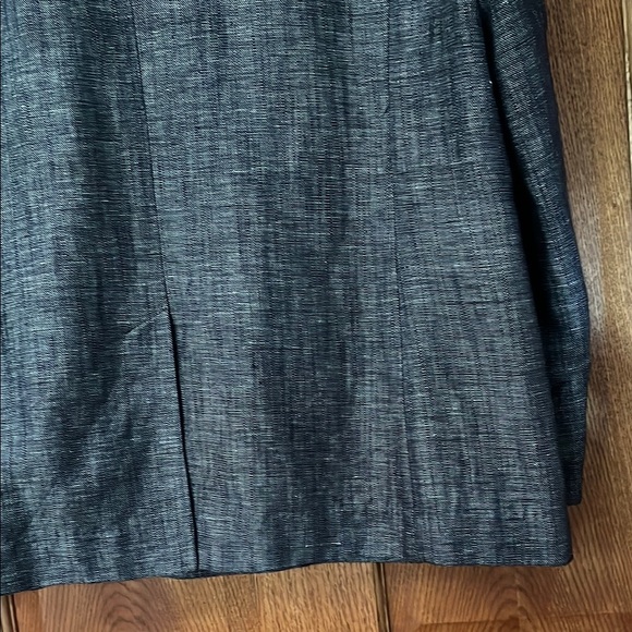 Talbots Linen / Cotton Blend Lightweight Blue Blazer - Size XL - Picture 13 of 13